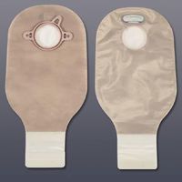New Image Ostomy Drain Pouch, Wfilter Lock Closure 1 3/4 Flange 12Long Trans, 10 ea