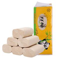 Napoo Recycled Bamboo Toilet Paper Unbleached, 4 Ply Strong Tubeless Bathroom Commercial Paper Towels Bath Tissue Biodegradable Septic Safe (10 Rolls)