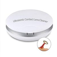 Mini Auto Ultrasonic Contact Lens Cleaner, Colored Contact Lenses Case Fast Vibration Sonic Cleaning for Daily Care Device Rechargeable