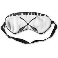 WUGOU Sleep Eye Mask Hogwarts Alumni Lightweight Soft Blindfold Adjustable Head Strap Eyeshade Travel Eyepatch