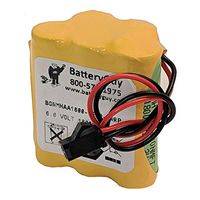 BatteryGuy BGNMHAA1800-5FWP-BWRP 6V 1800mah Rechargeable Nickel Metal Hydride