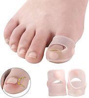Gel Toe Protector, 2 ingrown Toe Braces, Toe Pads, Thick toenail Paronychia Correction Tool, Pain Relief