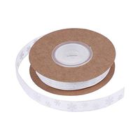 BESTOYARD 10m Gift Wrapping Ribbons with Christmas Snowflake Pattern Grosgrains Ribbons Crafting Packaging Hair Bow Ribbons Xmas Holiday Party Decorations (White)