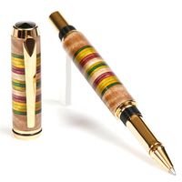 Baron Rollerball Pen - TN Gold - Maple with Colored Inlays