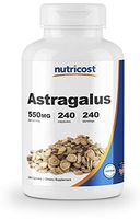 Nutricost Astragalus Capsules 550mg, 240 Capsules - Non-GMO and Gluten Free