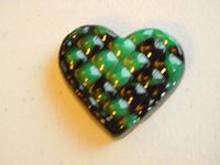 GH Em.Green Drip Black Sun-A Orgone Crystal Orgone Generator Energy Accumulator 528Hz/7.83Hz/Advance Harmonics Many Beautiful Ingredients and Colors!! (LG Grid Hearts, Em.Green Drip Black Sun-A)