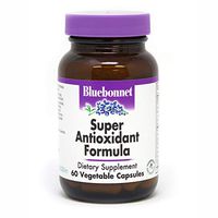 BlueBonnet Super Antioxidant Formula Vegetarian Capsules, 60 Count, White