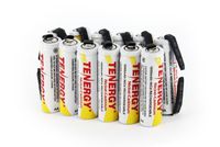 Tenergy Rechargeable AA NiCD Battery, 1000mAh High Capacity Batteries Flat Top with Tabs for Shavers, Trimmers, Razors
