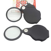 SUJING Outdoor Camp Mini Pocket 5X Eye Glass Loupe Lens Folding Magnifier Magnifying