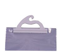 Monaco Deluxe Hanging Storage Bags, 10-pack of 14 x 12.5 inch Clear Plastic Polyethylene Bags for Classroom, Library, and Pharmacy Use