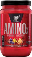 BSN Amino X Muscle Recovery & Endurance Powder with BCAAs, 10 Grams of Amino Acids, Keto Friendly, Caffeine Free, Flavor: Fruit Punch, 30 Servings (Packaging May Vary)