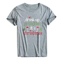 Women's Loose Long Sleeve Crop Top Sweatshirt Letter Print Pullover Hoodie Gray
