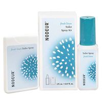 NODEUR® Before You Go Toilet Spray Bathroom Air Fresher 2oz Bottle Plus 0.67oz Travel Size 1+1 Kits (Fresh Linen)