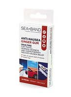 Sea-Band Anti-Nausea Ginger Gum 24 Each (Pack of 7)