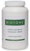 Biotone Nutri-Naturals Products Massage Creme, 64 Ounce