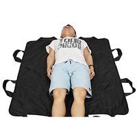 Fushida Bed Transfer Pad with Handles,Safe Transfer Lift & Turner 500 Pound Capacity,Slide Sheet for Patient,Super Sling Positioning Sheet 1909-YLL0034 (Black)