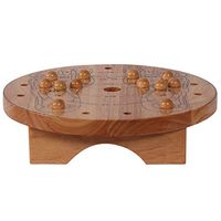 Wei Hong Home Foot Massagers Wooden Foot Bath Step Stool Foot Reflex Zone Massage Stool Foot Bath Barrel Stool Fumigation Stool Point Beads (Color : Wood Color, Size : 285cm)