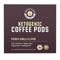 Rapid Fire French Vanilla Ketogenic High Performance Keto Coffee Pods, Supports Energy & Metabolism, Weight Loss, Ketogenic Diet 16 Single Serve K Cup Pods