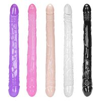 ZZXY Women Underwear 14.8 INCH Beginner Ā'ňāl Realistic Massager Safe Material Double Head Female Relax Massager Super Long Personal Items Portable Ğ-Ŝpōŧ Toy SZCFSEXXY007