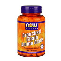 NOW Sports Nutrition, Branched Chain Amino Acids, With Leucine, Isoleucine and Valine, 120 Capsules