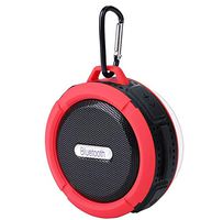 Red Waterproof Bluetooth Speaker