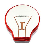Fashion Creative Bulb Shaped Contact Lens Cases-Red
