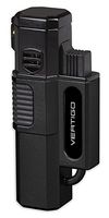 Vertigo Hornet Quad 4 Torch Flame Single Action Cigar Lighter Black