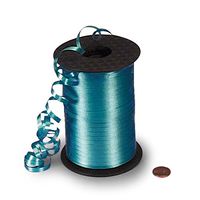 Turquoise Crimped Curling Ribbon 3/16" X 500 Yards