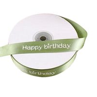 Kylin Express 2CM Wide Happy Birthday Decorative Riband Wrapping Ribbons Gift Wrapping Ribbons, 16