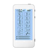 12 Modes Best Muscle Simulator tens EMS nmes Unit Machines Electric Electronic Pulse Massagers for Back Neck Shoulder Knee Legs Body Pain tmj Replacement Pads T12AB(White) HealthmateForever