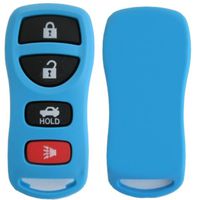 2002-2006 2002 2003 2004 2005 2006 02 03 04 05 06 ALTIMA Compatible ***UNIQUE LIGHT BLUE*** 4 BUTTON REMOTE FOB CLICKER KEYLESS ENTRY CASE SHELL & PAD ONLY WITH FREE DISCOUNT KEYLESS GUIDE