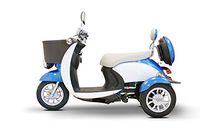 E-Wheels - EW-11 Sport Euro Type Scooter - 3-Wheel - Blue/White