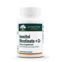 Genestra Brands - Inositol Nicotinate + Cr - Blend of Inositol Nicotinate and Chromium - 60 Capsules