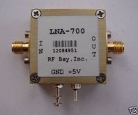10-700MHz High IP3 LNA, NF=1.0dB, LNA-700, New, SMA