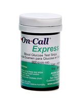 On Call Express Blood Glucose Diabetic Test Strips- 200 count Value Bundle (4boxof50)