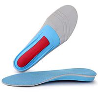 Arch Supports Plantar Fasciitis Feet Insoles Orthotics Inserts with Poron Relieve Flat Feet, High Arch, Foot Pain (Blue, Mens 12-13 1/2)