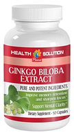 Ginkgo biloba Focus - Ginkgo BILOBA 120mg - Boost Mental Performance (1 Bottle)