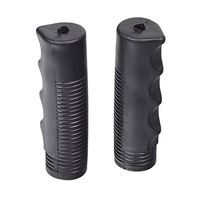 AlveyTech M100 Black Vinyl Handle Grips for Wheelchairs (Set of 2)