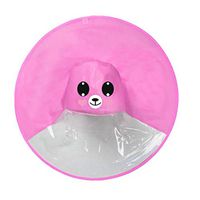 Baby Raincoat, ZTY66® Cute Rain Coat UFO Children Umbrella Hat Magical Hands Free Raincoat Little Bear Raincoat (Pink)