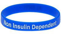 DIABETES Non Insulin Dependent - Alert Bracelet - Medium