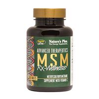 NaturesPlus MSM Rx Wellness - 2000 mg Methylsulfonylmethane, 60 Vegetarian Tablets - Joint Health Support Supplement with Vitamin C - Gluten-Free - 30 Servings