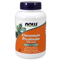 NOW Chromium Picolinate 200 mcg,250 Veg Capsules