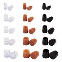 WANDIC High Heel Protectors, 30 Pcs/15 Pairs Heel Caps for High Heels Heel Covers for Stilettos for Women' Shoes, 3 Colour 5 Sizes