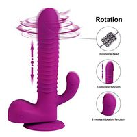 G-Spōt V-Î-B-râtor Rãbbìt M-ásságer Wand Suction Cup 8 inch Vîbrâting Adult Toys Women, Mute Design Thrüstîng Large Rotating with 6 Modes and Hands Free, Wireless Remote Control