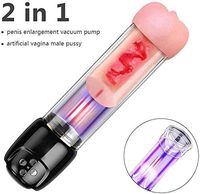 Male Pennis Penisgrowth Water Bath Exercise Enlargement Enhancer, Bigger Vacuum Pump Bigger Men Gift Cup Vacuum Pump Electric Expansion Toy