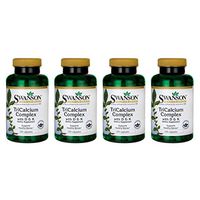 Swanson Tricalcium Complex with Vitamins D & K 100 Capsules (4 Pack)
