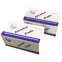 Yuema 2 Box 200pcs Alcohol Swabs Disposable Alcohol Pads Mobile Phone Computer Cleaning Alcohol Slices Self Protection
