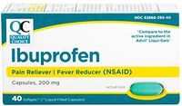 QC Ibuprofen 200 mg Softgels 40 ct 6pk