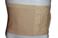 Safe n' Simple Unisex Ostomy Hernia Support Belt, Stoma Hernia Belt, 6", Beige, Large