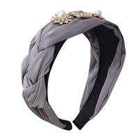 LIM&Shop Cross Headband Sparkly Elastic Head Wrap Hairband Twisted Women Girls Hair Accessories Sequin Beads Hair Hoop